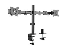 Dual-monitor steel articulating monitor mount