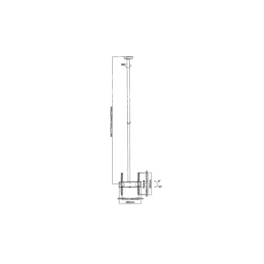 SH 40C TV Ceiling Bracket Drawing