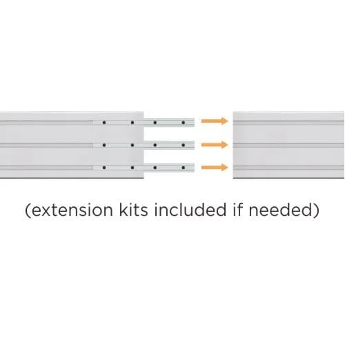 LVS02-R200 Mounting Rail Extension Kit