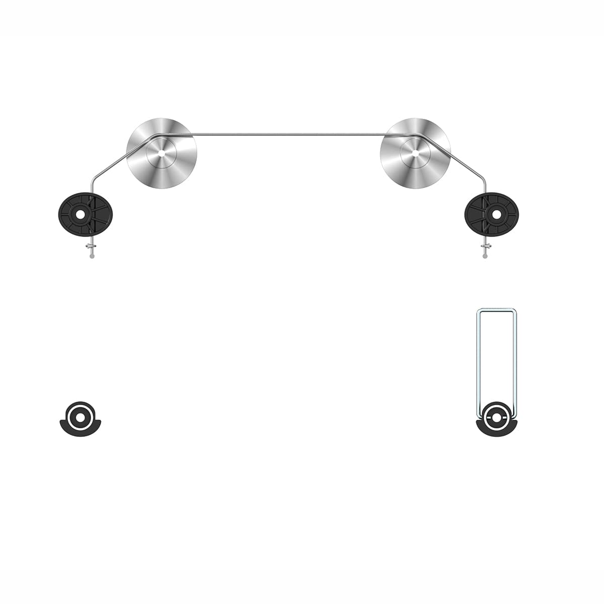 SH LED 01X Fixed TV Wall Mount