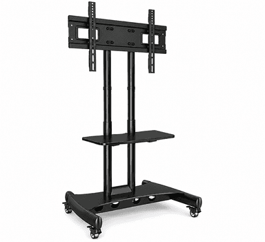 Side View of AVA1500 60 1P TV Cart