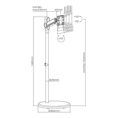 SH38 11TB FS TV Trolley Drawing
