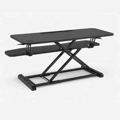 Front View of SHS28 03N Ergonomic Single Monitor Mount