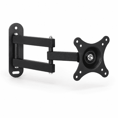 Front View of SH 1010P Full Motion Single Arm TV Wall Bracket