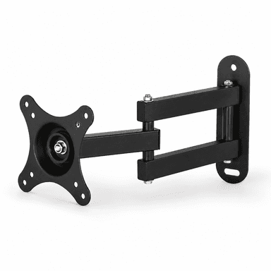 Side Profile of SH 1010P Full Motion Single Arm TV Wall Mount