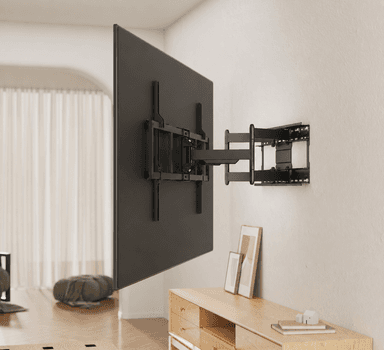 SH 126P Full Motion Double Arm TV Mount Scenery Image