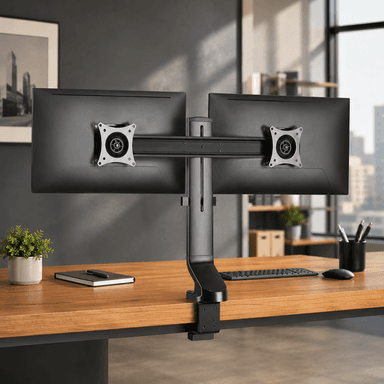 SH 21 C02 Articulating Double Monitor Arm Scenery Image