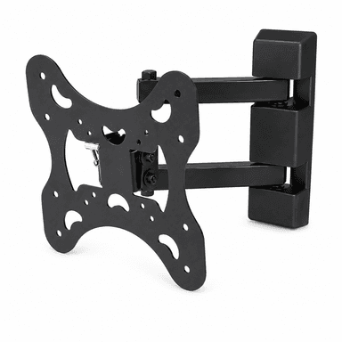 Front View of SH 30P Full Motion Single Arm TV Wall Bracket