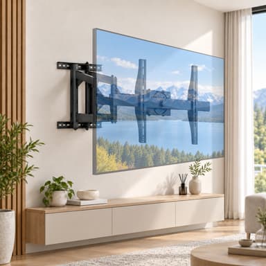 SH 380XL Full Motion Double Arm TV Mount Scenery Image