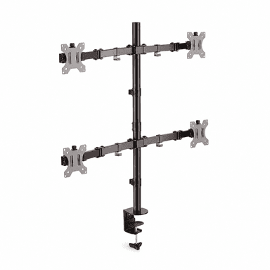 Front View of SH C404 Articulating Quad Monitor Arm