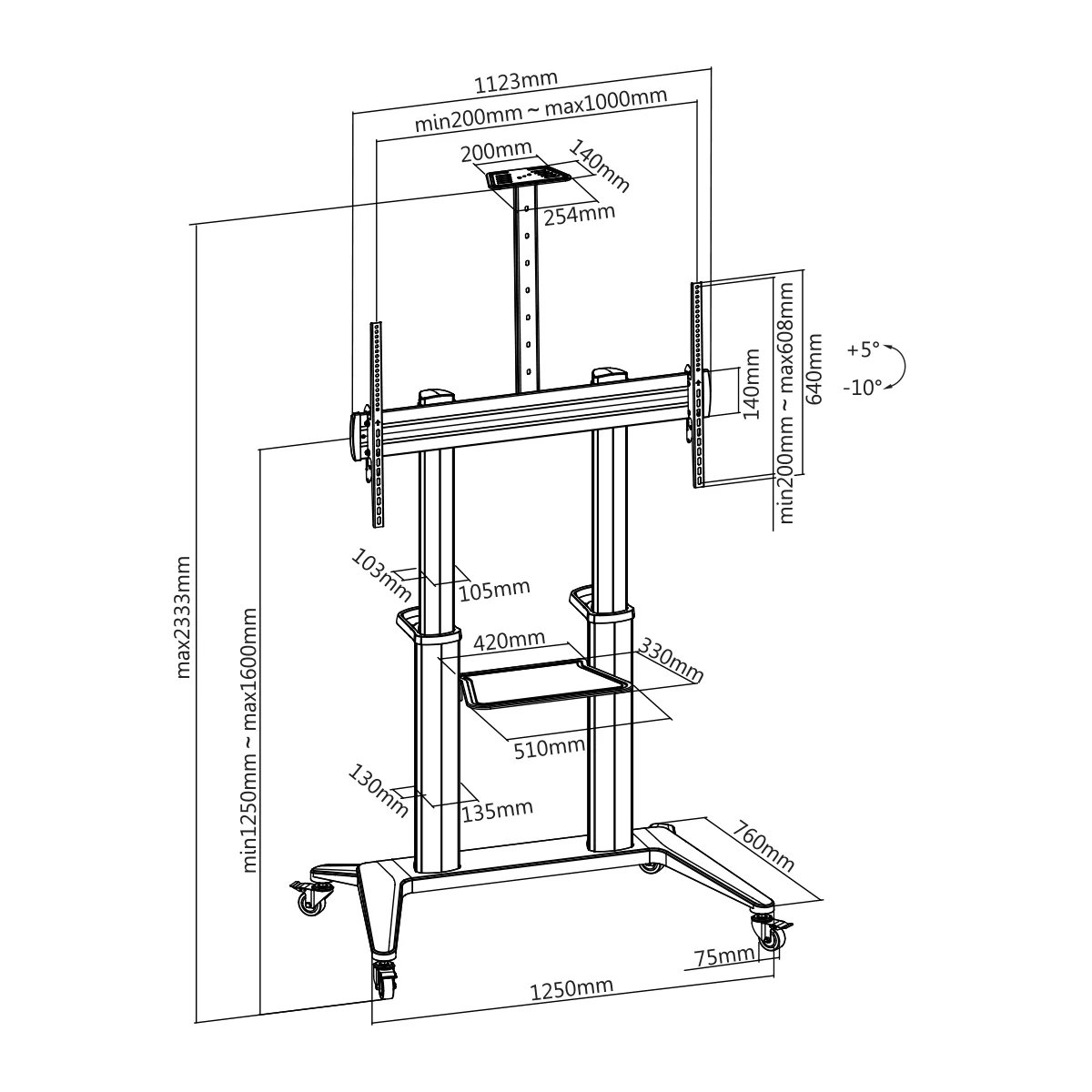 TV-Cart or Trolley