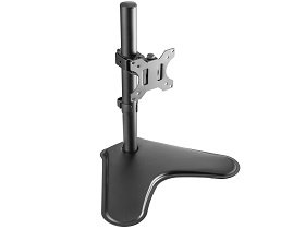 Single-monitor steel articulating monitor stand