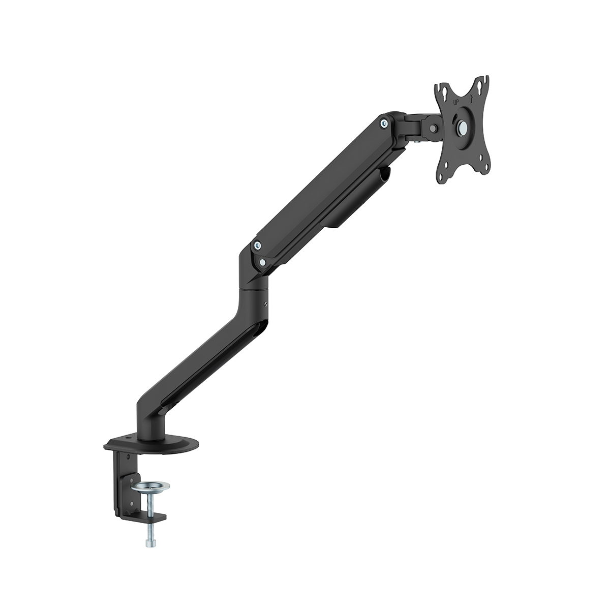 Single Monitor Economical Spring-Assisted Monitor Arm